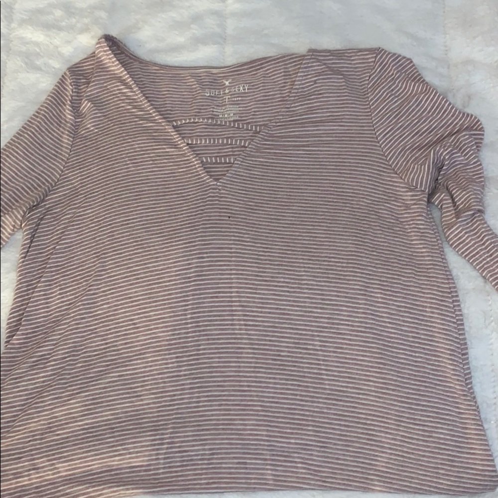 Long sleeve striped shirt